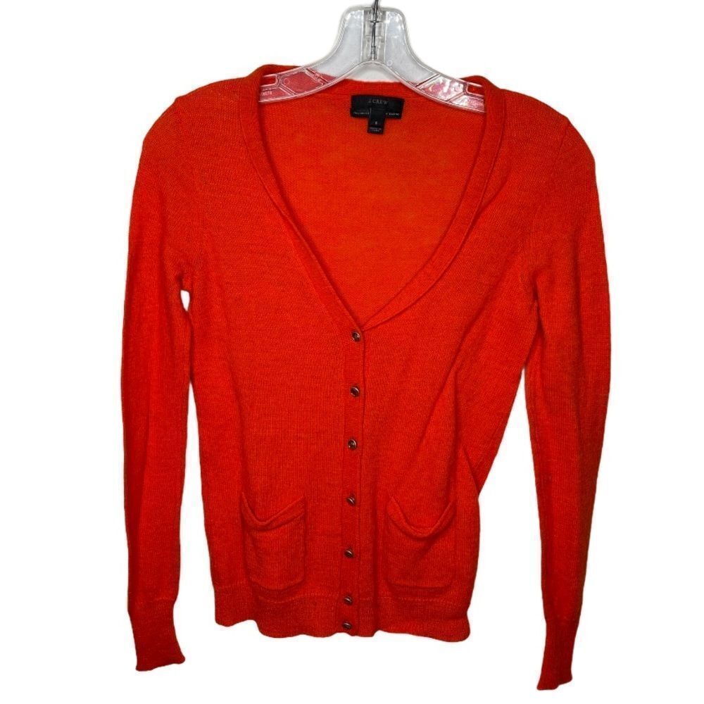 J. Crew Italian Spun Alpaca Blend Cardigan Sweater